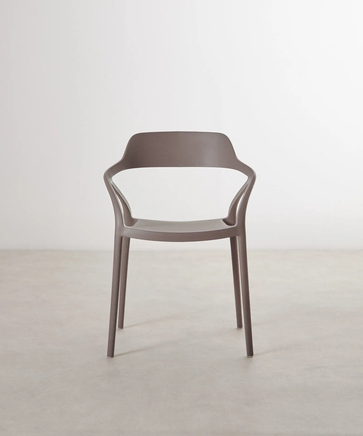 42016626344115 Silla de Polipropileno con Reposabrazos Grace Sillas de Plástico Northdeco