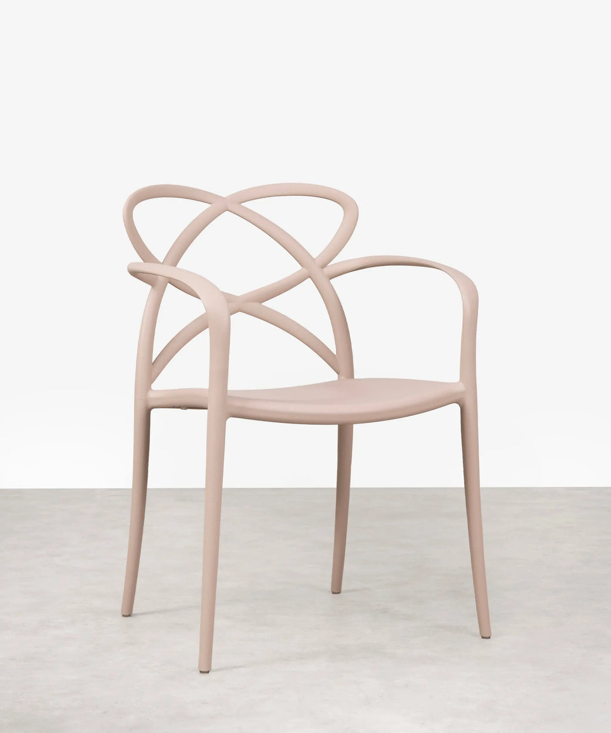 47681817608529 Silla Maestro Arms Sillas de Plástico Northdeco Marrón-Claro