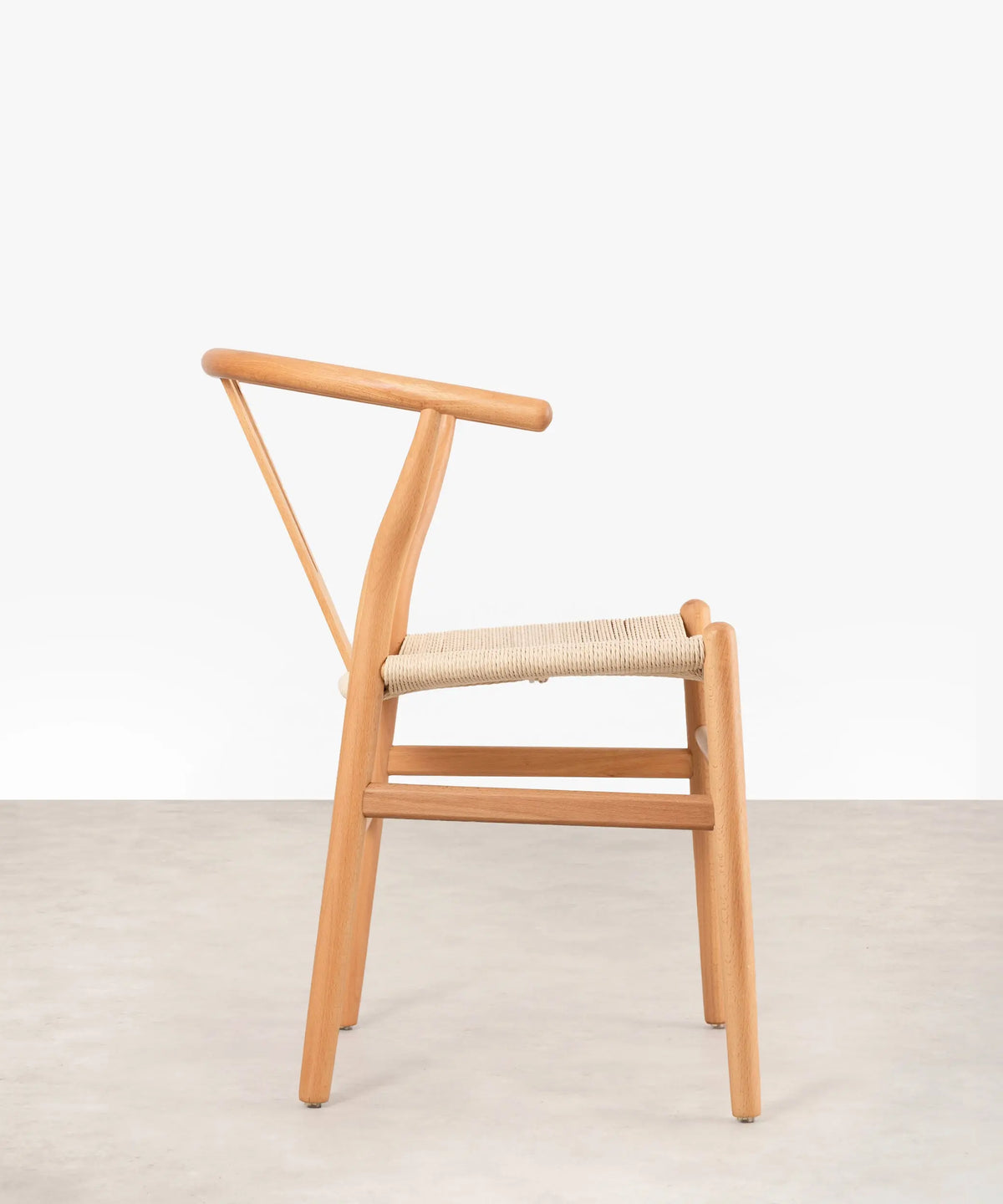 Silla de Madera y Cuerda Trenzada Uish Sillas de madera Northdeco