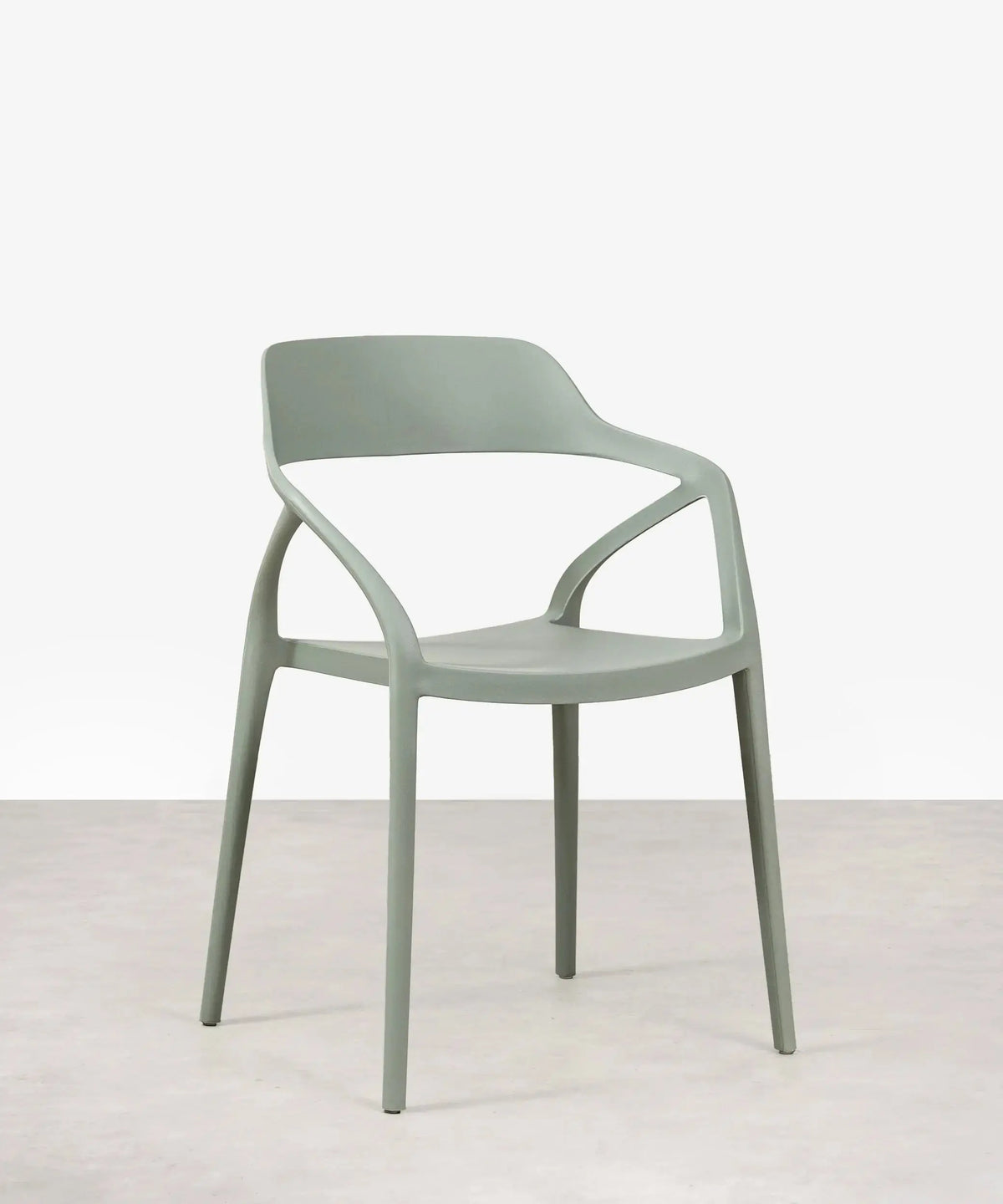 42029791477939 Silla Grace Sillas de Plástico Northdeco Gris-Musgo
