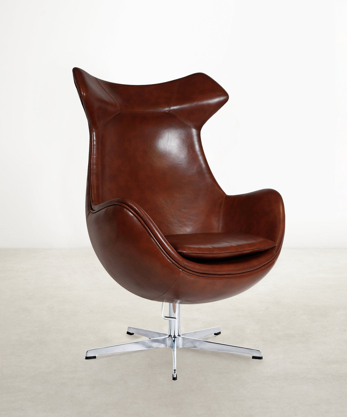55554303263106 Sillón en Polipiel y Acero con Reposabrazos Monet Sillones tapizados Northdeco