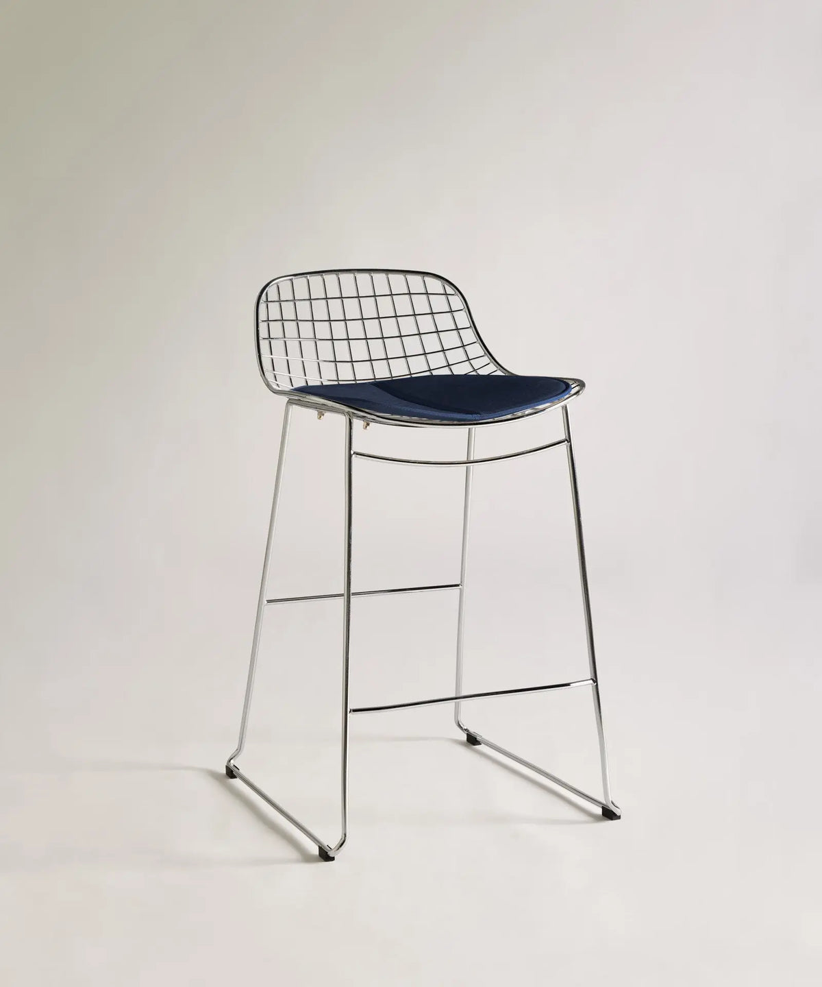 56811760058754 Taburete Alto de Metal Low Back Roma Taburetes Northdeco