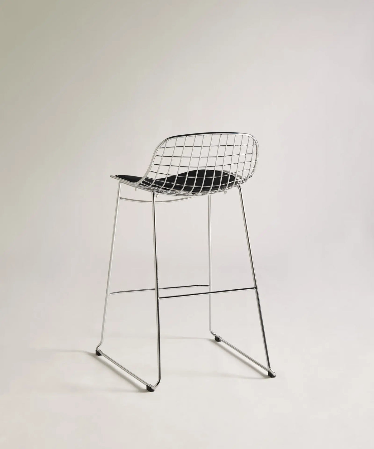 56661866938754 Taburete Alto de Metal Low Back Roma Taburetes Northdeco