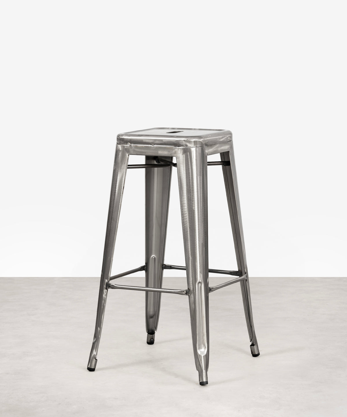 Taburete Alto de Metal Tolik - Polished Edition Taburetes Northdeco Cromado