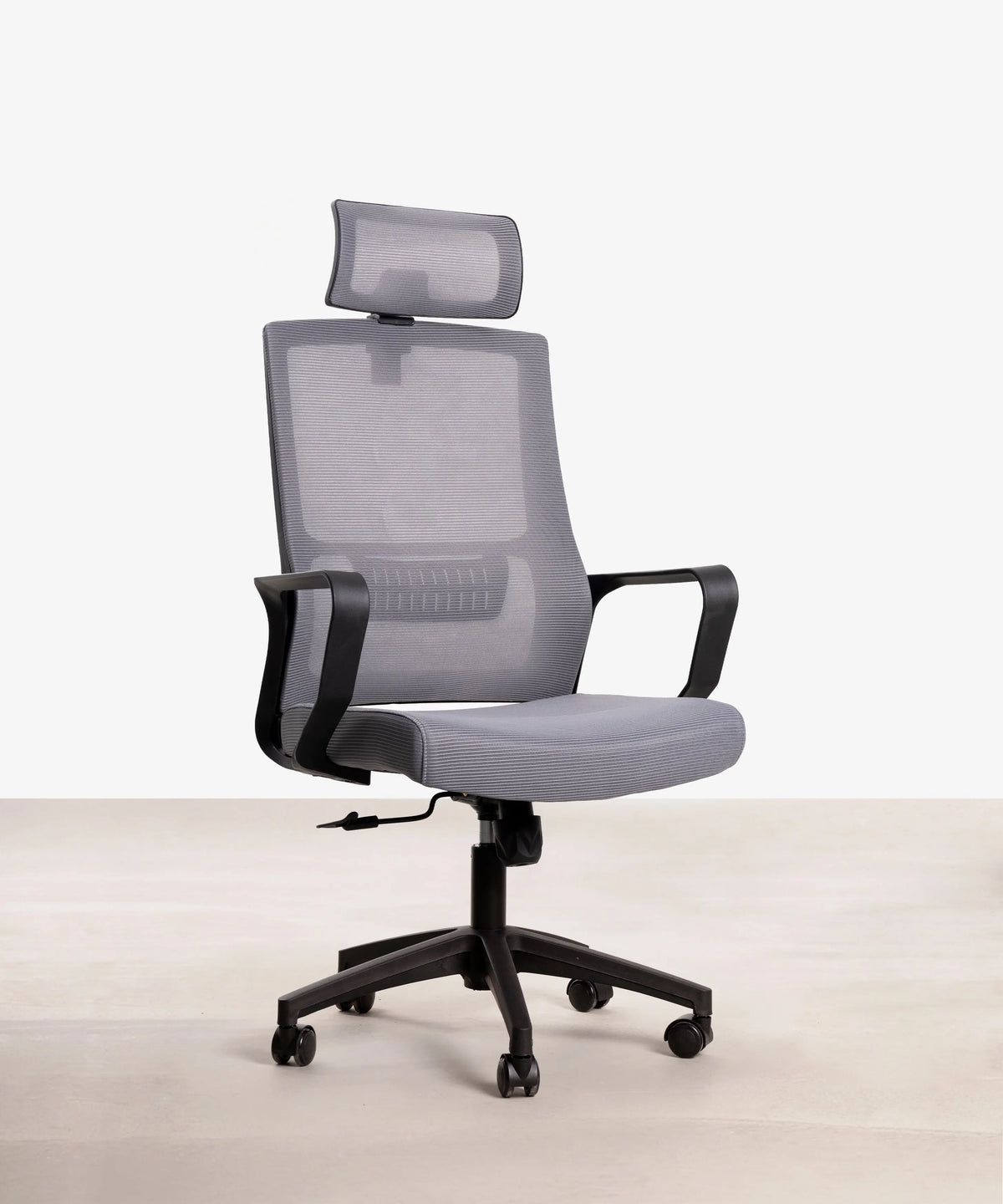 Silla Oficina Ergonómica Teil - Black Edition Sillas de Oficina Northdeco Gris-Oscuro