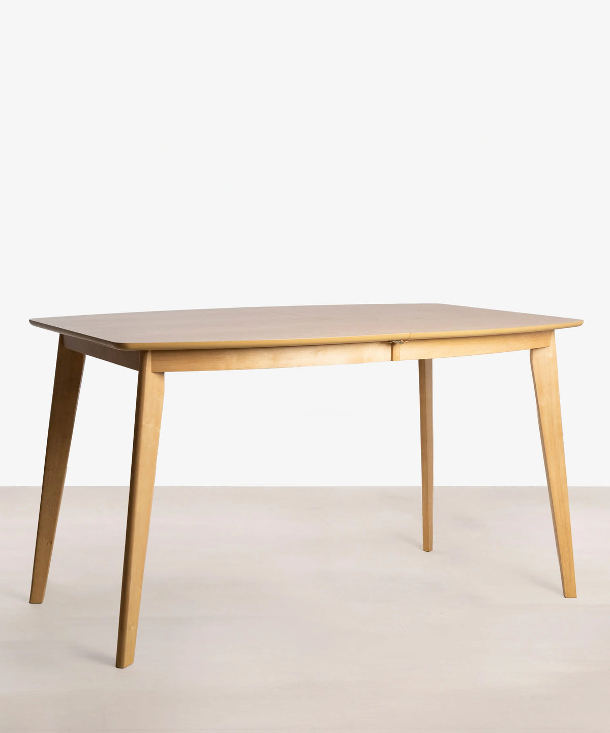 Mesa de Comedor Rectangular Extensible Tina (150-200 x 90 cm) Mesas de Madera Northdeco Madera-Natural