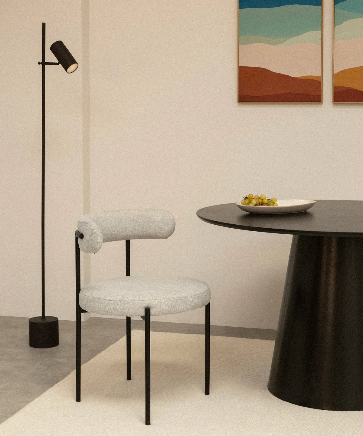 49046511223121 Mesa de Comedor Redonda Nelly (120 cm) Mesas de Madera Northdeco