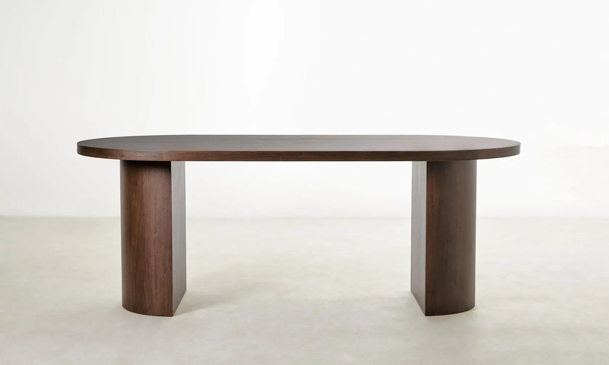 55061959115138 Mesa de Comedor Ovalada de Madera Lily (200 x 100 cm) Mesas de Madera Northdeco